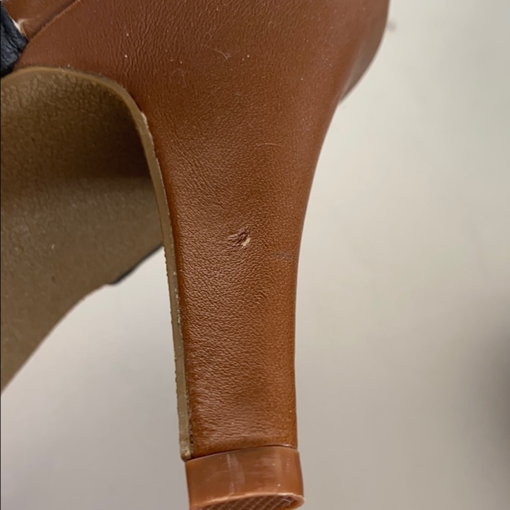 Strappy Two-Toned Heels - Size 6 - Picture 8 of 9